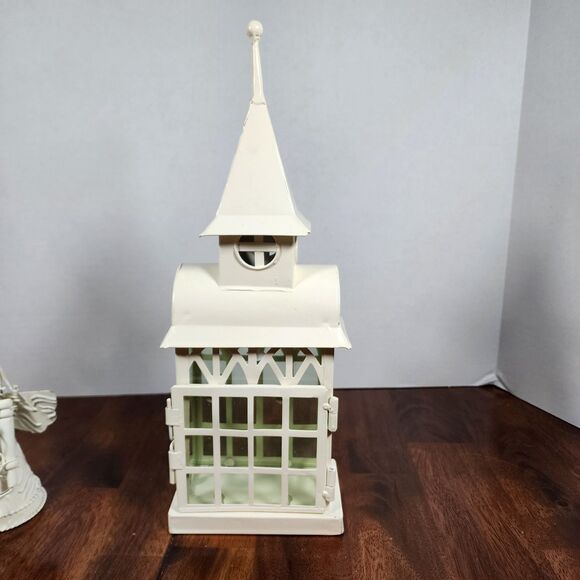 Christmas Metal Angel & Candle House - Picture 5 of 9